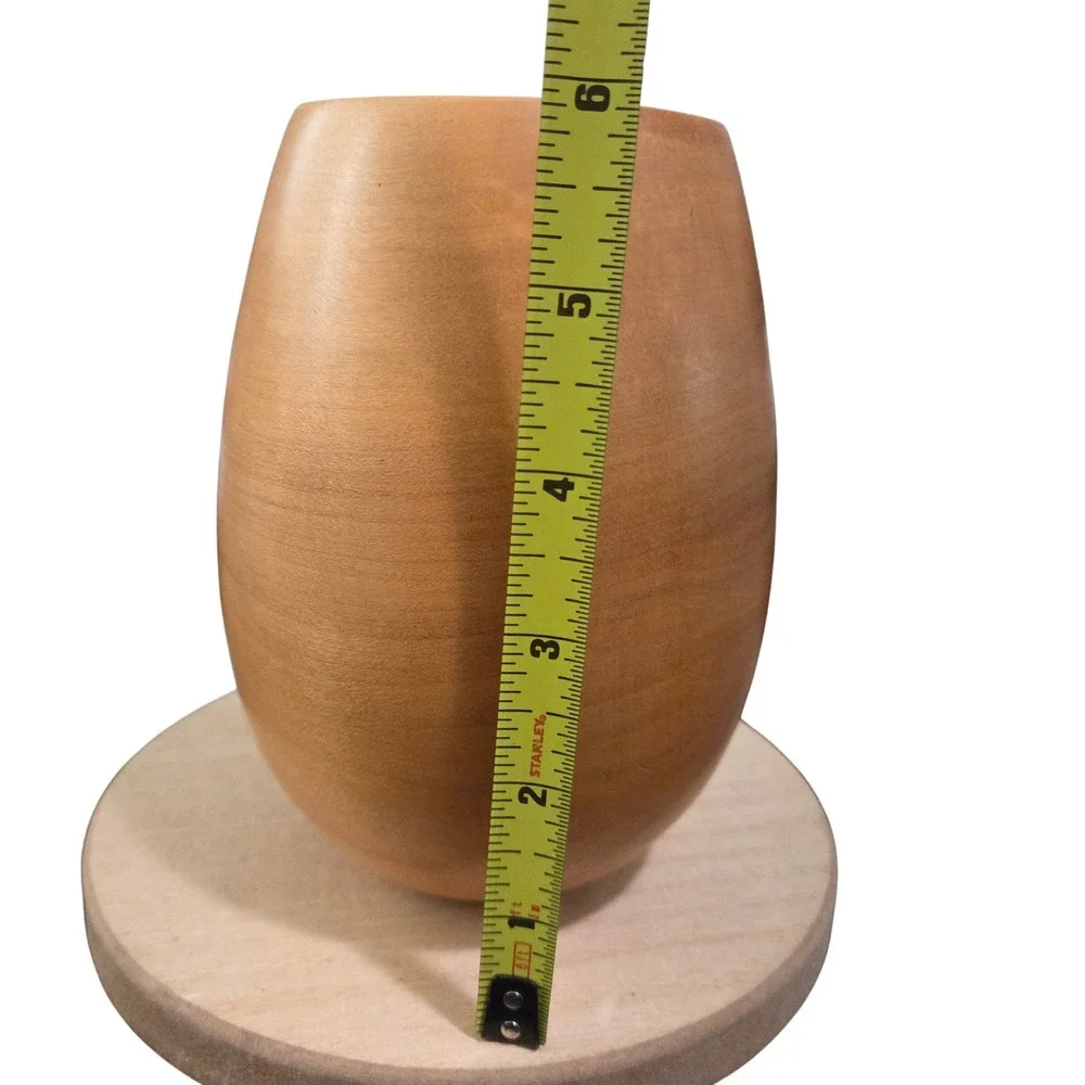 Sandsmith Maple Wood‎ Vase Signed Beautiful Decorative Wooden Handmade #3/90